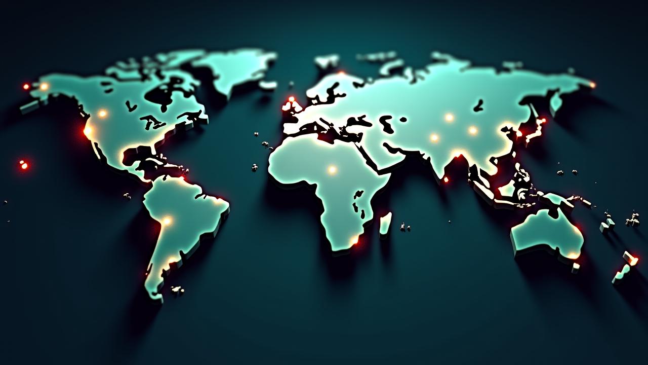 แผนที่แสดงความเชื่อมโยงระหว่างกรุงเทพและแมนเชสเตอร์